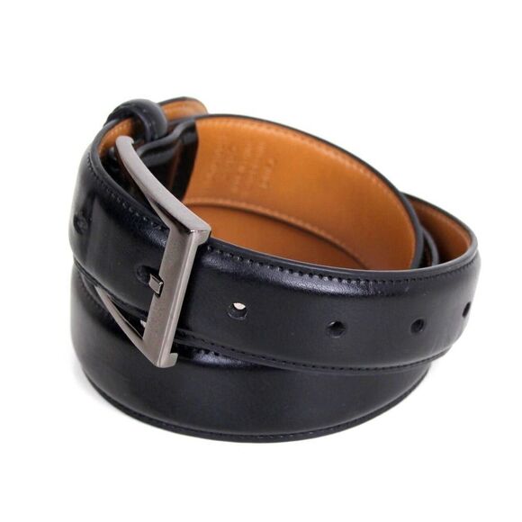 DOCKERS BLACK GENUINE LEATHER 1 1/8"Wd CASUAL DRESS MEN'S BELT Sz 34/85 (F89 - Picture 3 of 15